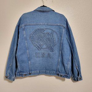 Vtg Tyca Embossed Usa Bald Eagle 
